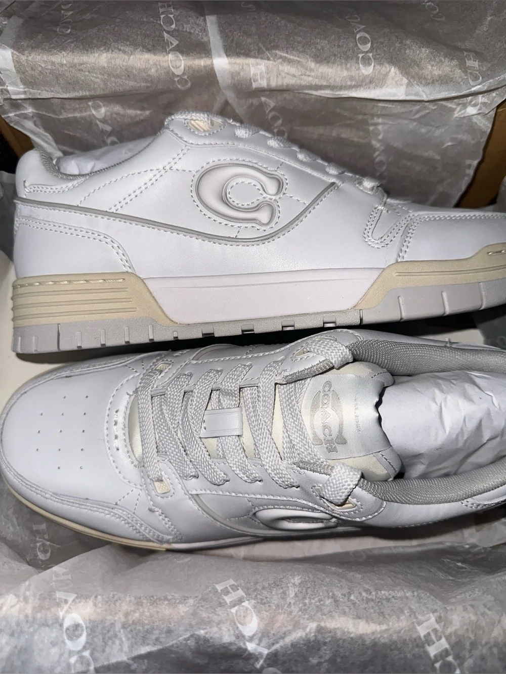 Coach Women’s Soho Sneakers with Cream Accents 👟